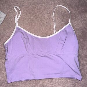 Aerie Superchill Cotton Corset Bra Top